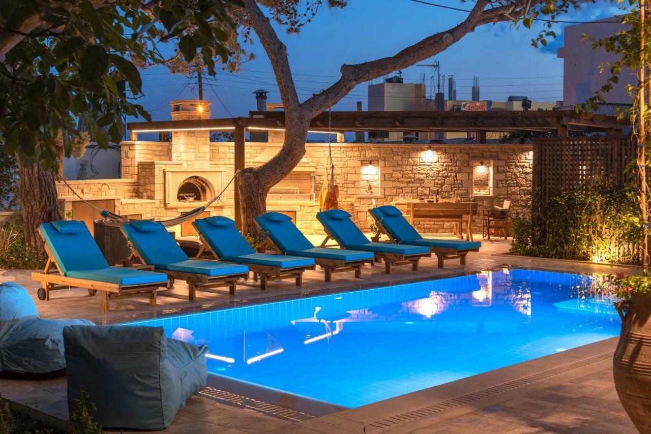 Paradisos Luxury Villas Next To Beach Koutsouras Exterior photo